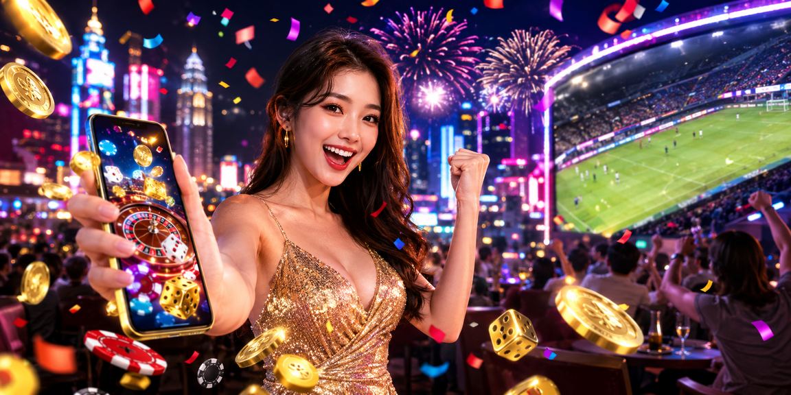 Pengguna Kuala Lumpur memantau jadual sukan dan aplikasi kasino melalui telefon pintar