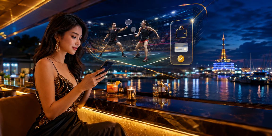 Pengguna Malaysia bermain kasino dalam talian melalui telefon mudah alih dengan antara muka permainan moden