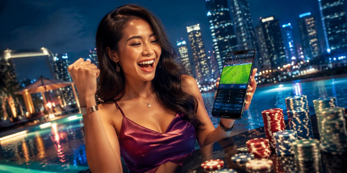 Pengguna Petaling Jaya menyemak peluang pertaruhan sukan dan perlawanan bola sepak di telefon