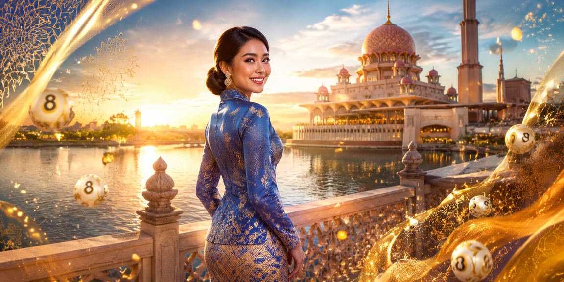 Pengguna Malaysia berpakaian baju kurung menyertai loteri dan permainan dalam talian di Putrajaya